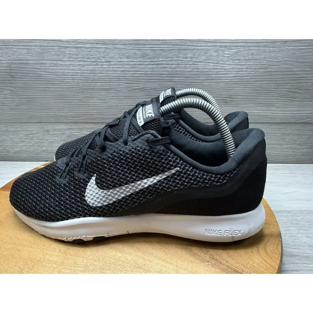 Running Shoes by Nike Flex Trainer 7 Women's 8.5W Black Lace Up Sneakers